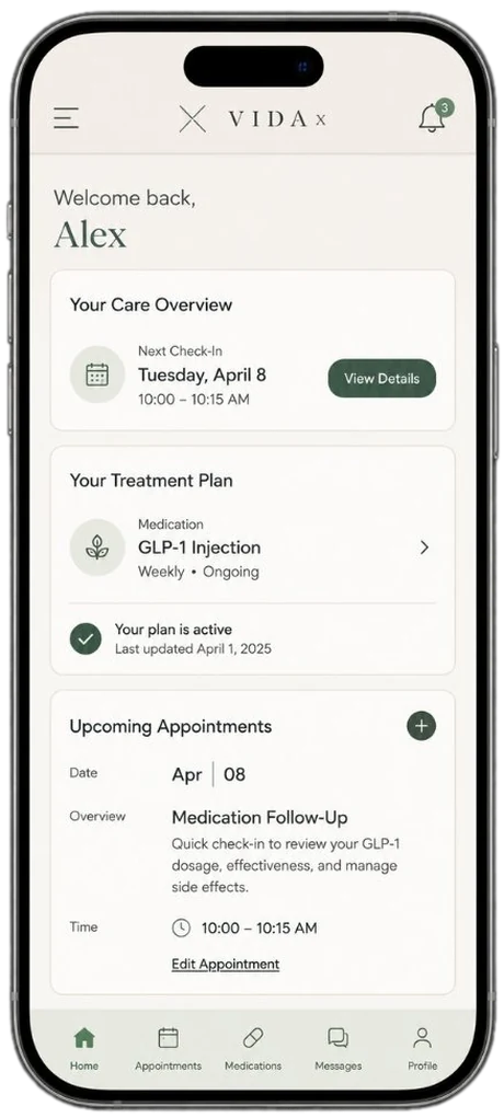 The VIDAx member app